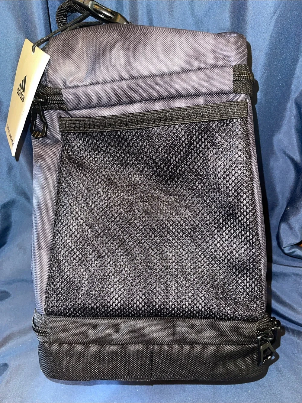 adidas Excel 2 Men’s Black Lunch Bag with Red Stripes